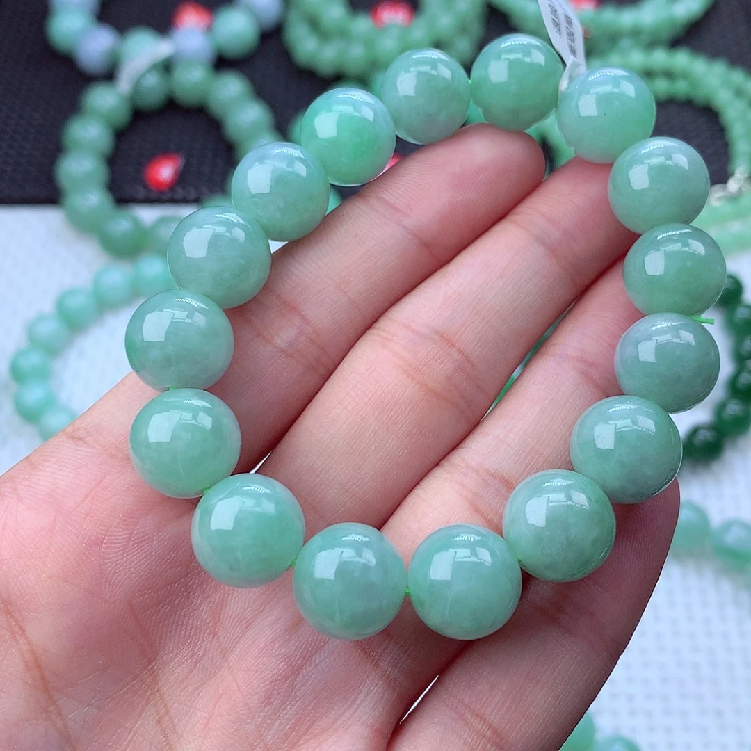 翡翠未镶嵌毛衣链