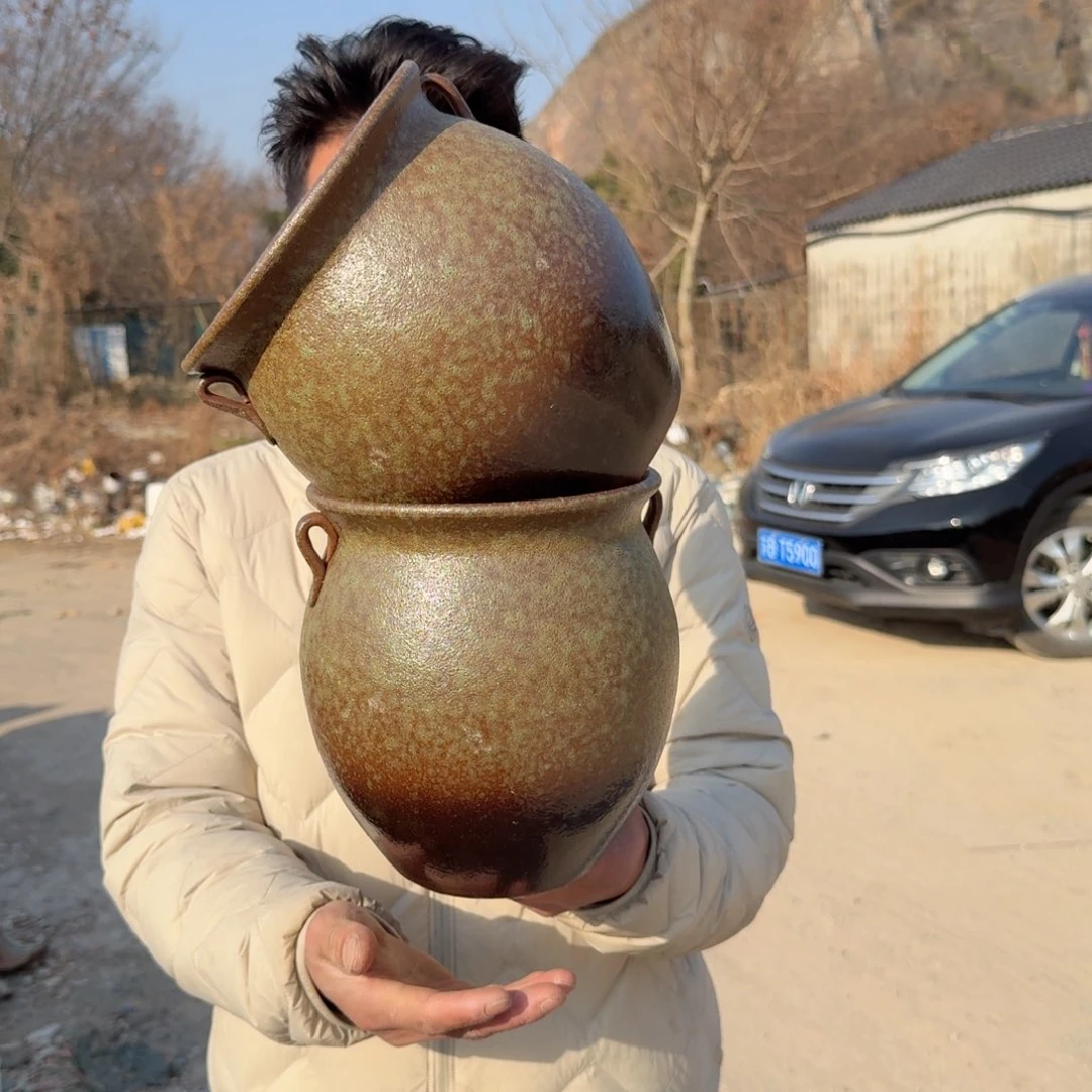 紫砂花盆口18高20（牛油果两个