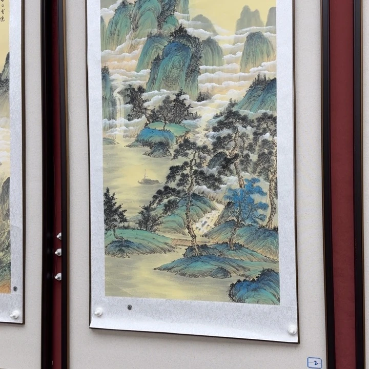 国画书画作品多次参加全国大展