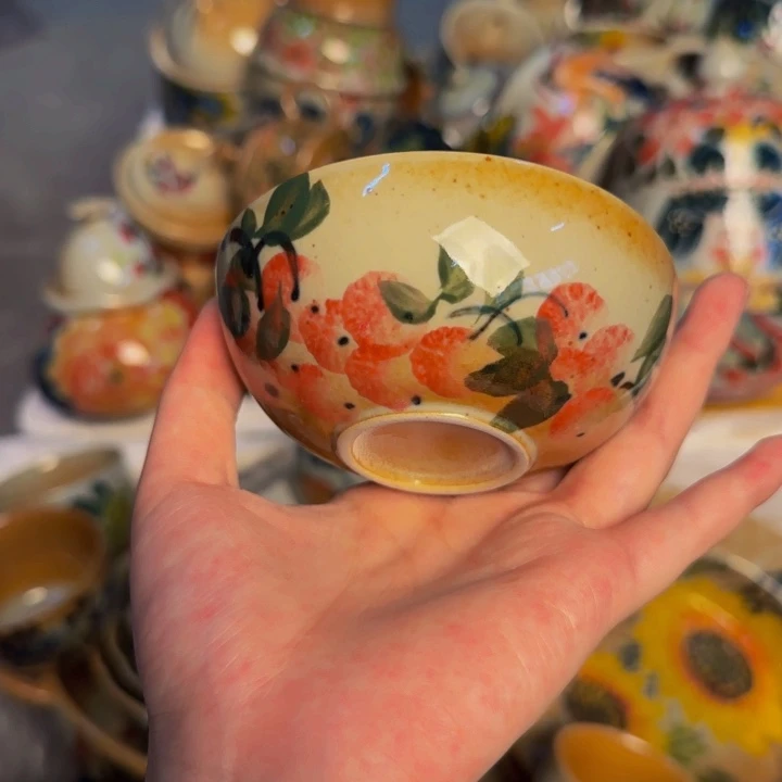 瓷片景德镇陶瓷手工手绘