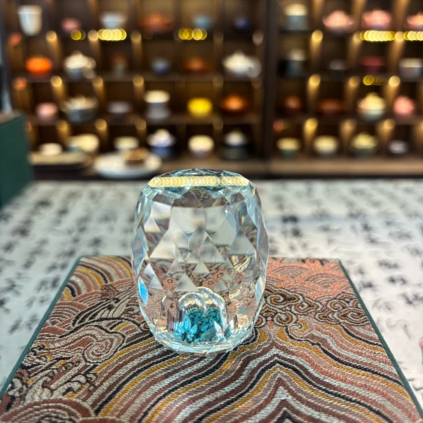 青岚茗器专属链接@@Y037水晶盖置