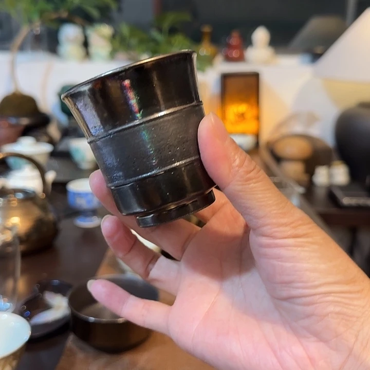 楷***熙日落金高款主人杯