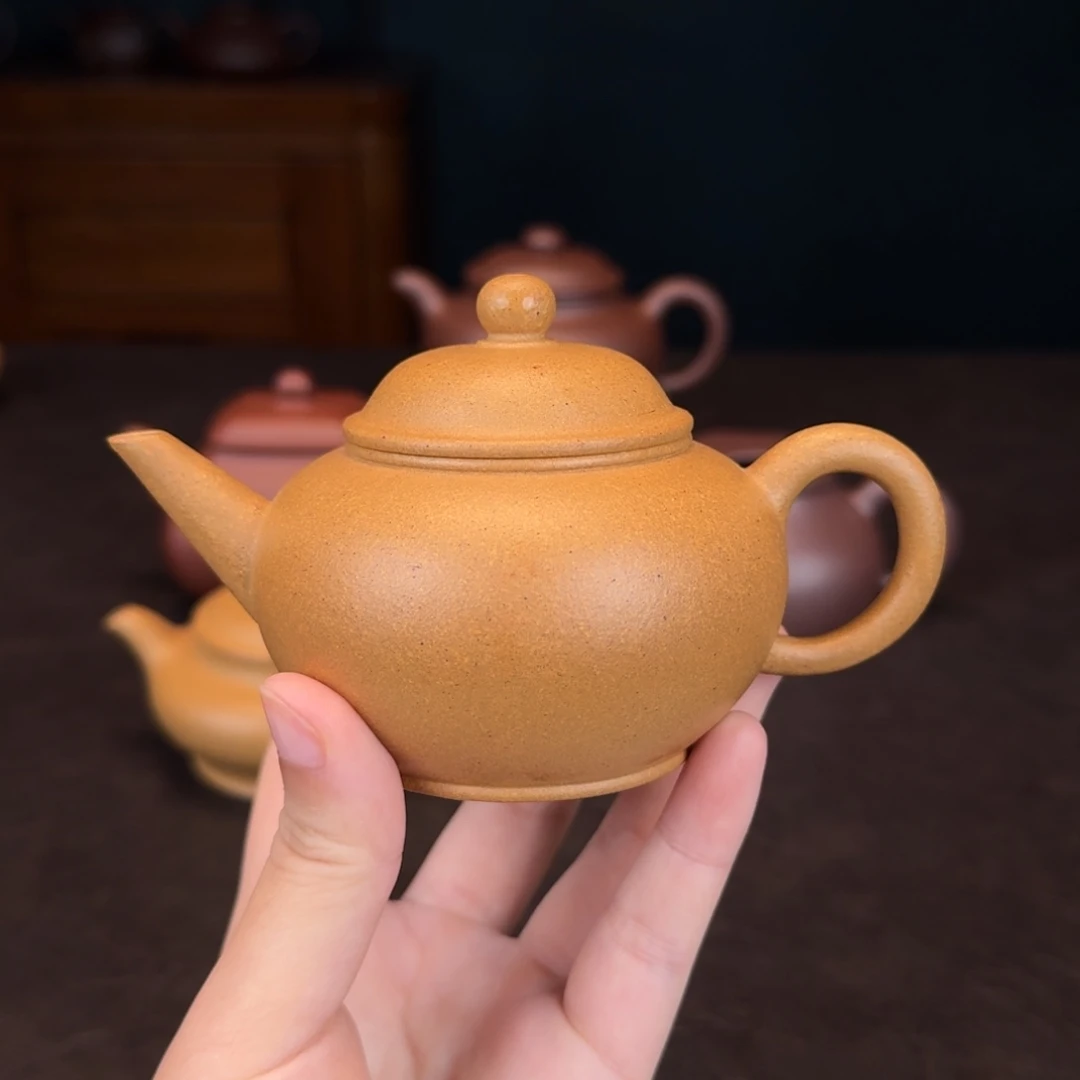白***茶壶紫砂黄金段水平