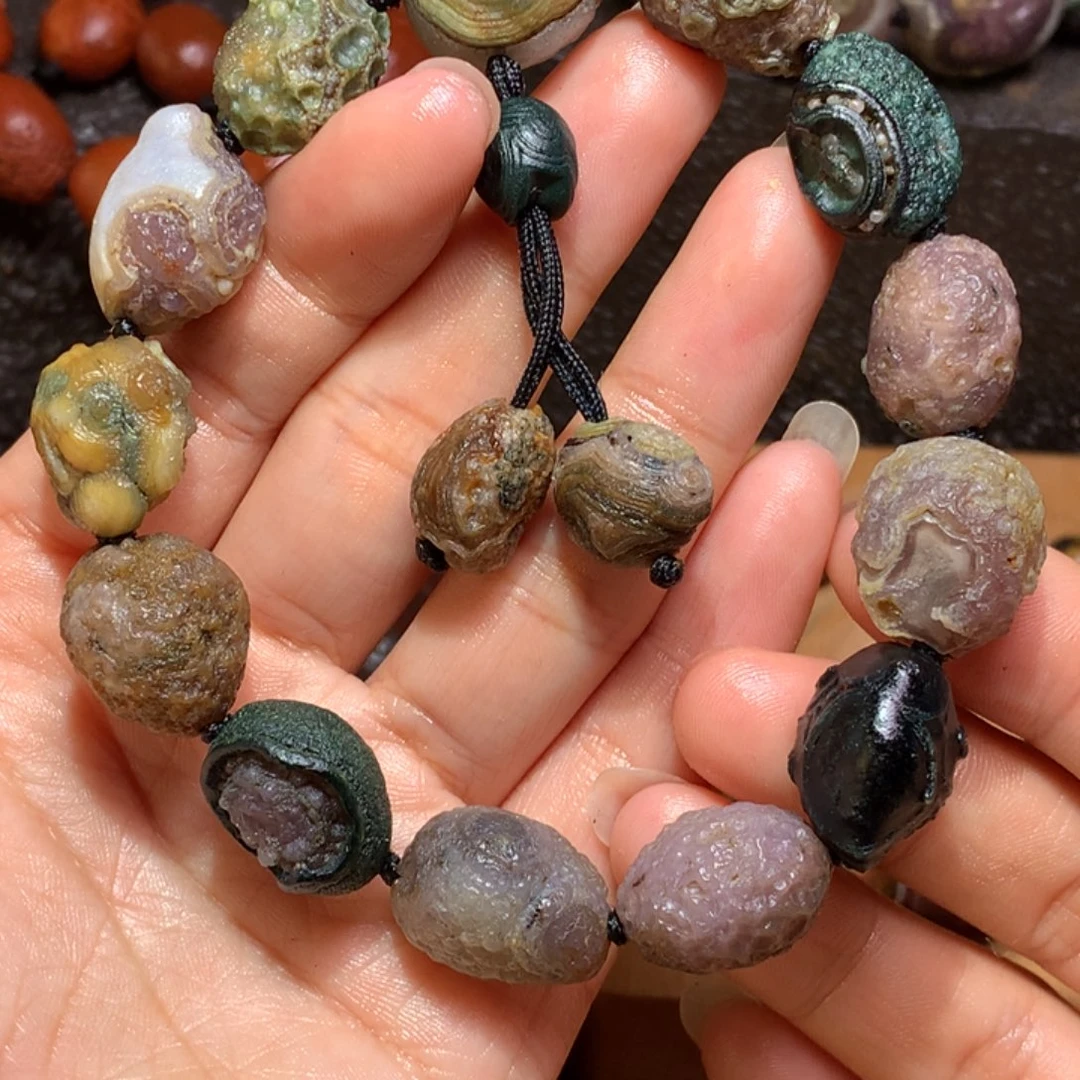 未镶嵌玛瑙/玉髓珠宝半成品