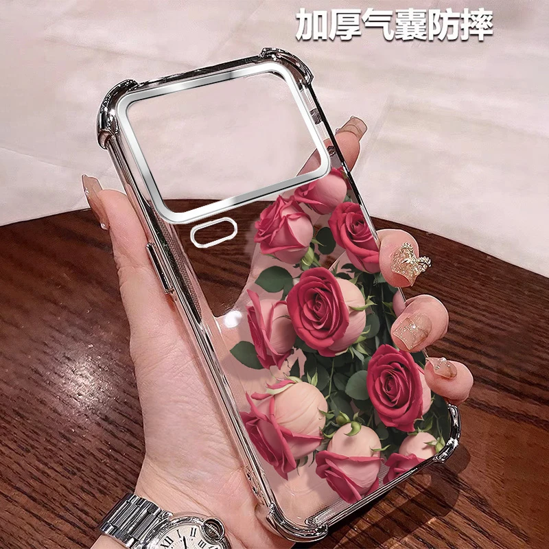 高颜值适用小米17promax手机壳四角防摔套17pro创意个性ins风网红