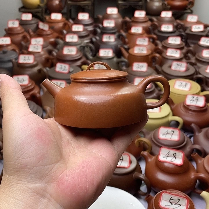 茶壶紫砂黄*杰微瑕微瑕