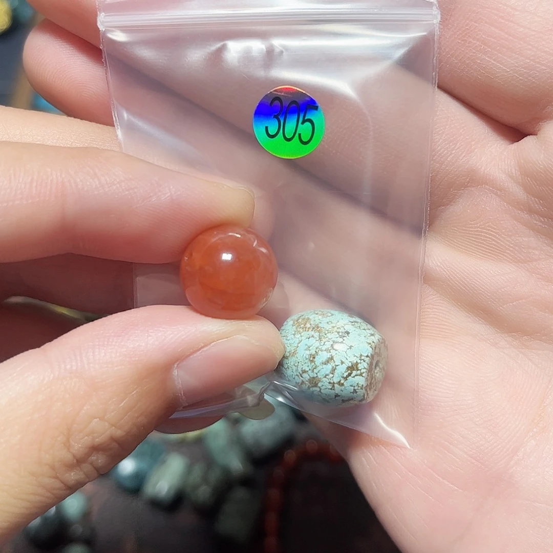 b***n未镶嵌圆珠桶珠老型手串！！玛瑙/玉髓