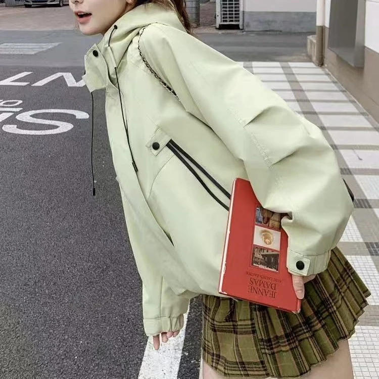 温柔家小熊糖果三合一冲锋短外套