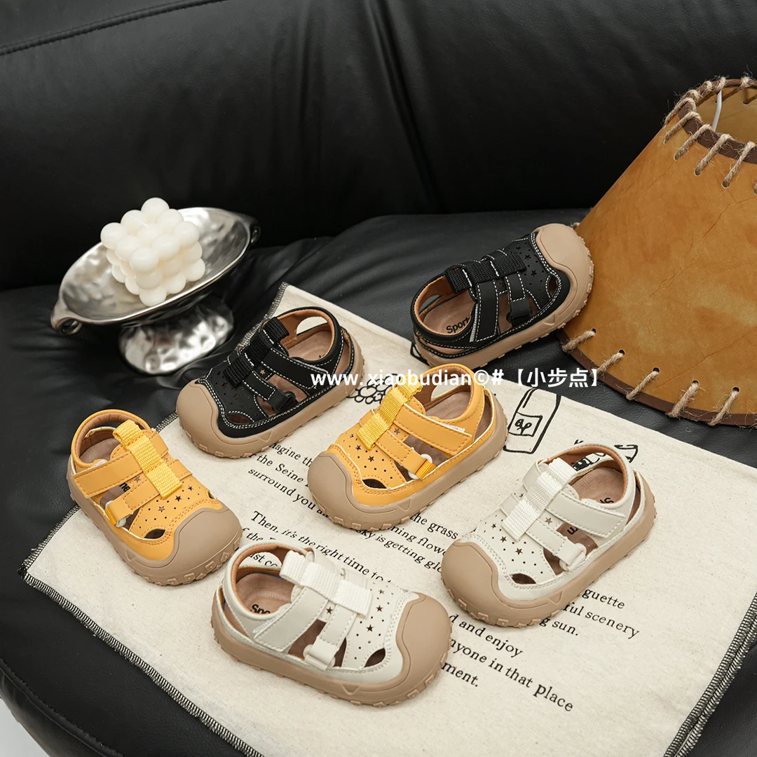 小步点夏季宝宝凉鞋儿童软底防滑学步凉鞋婴儿舒适透气机能凉鞋