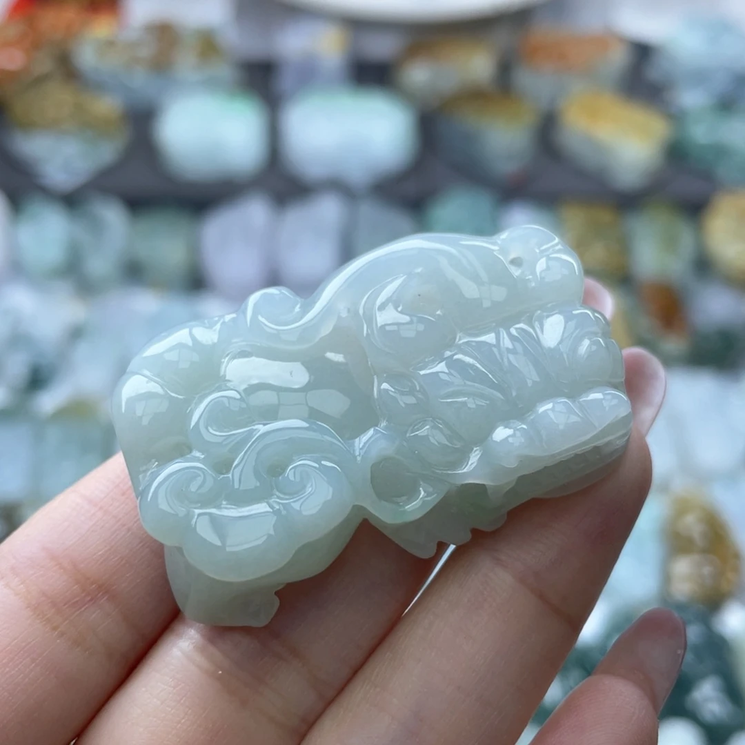 颈饰未镶嵌翡翠貔貅26