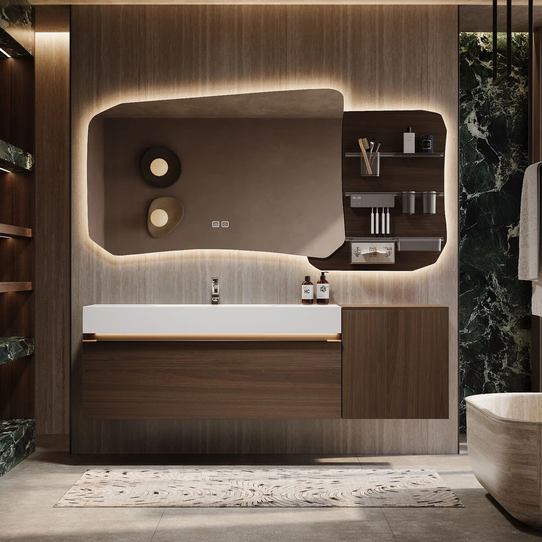 亿旋卫生间洗漱台 洗漱台组合柜一体盆HC018洗漱台洗手台