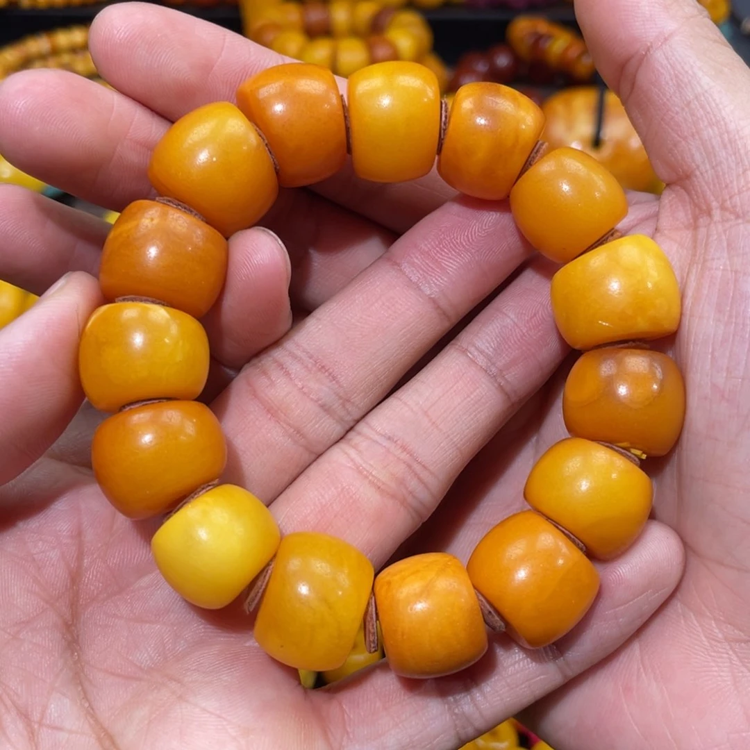 【闪购商品】未镶嵌蜜蜡裸石直径17