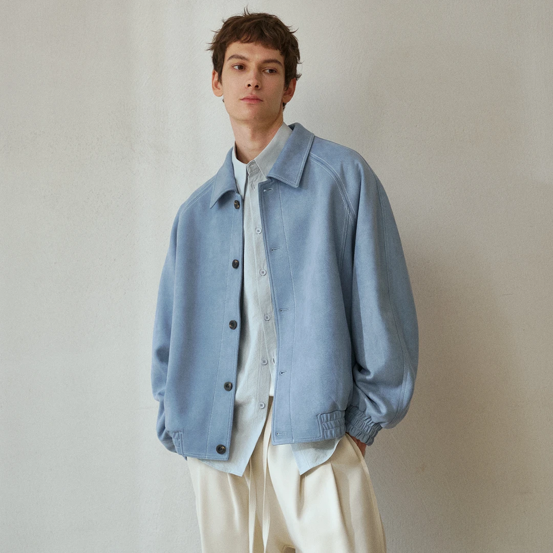 辑明线空气层外套25-35轻熟风男装新款春秋季休闲高级感夹克25815