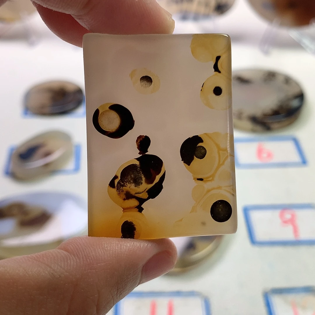未镶嵌玛瑙/玉髓珠宝半成品