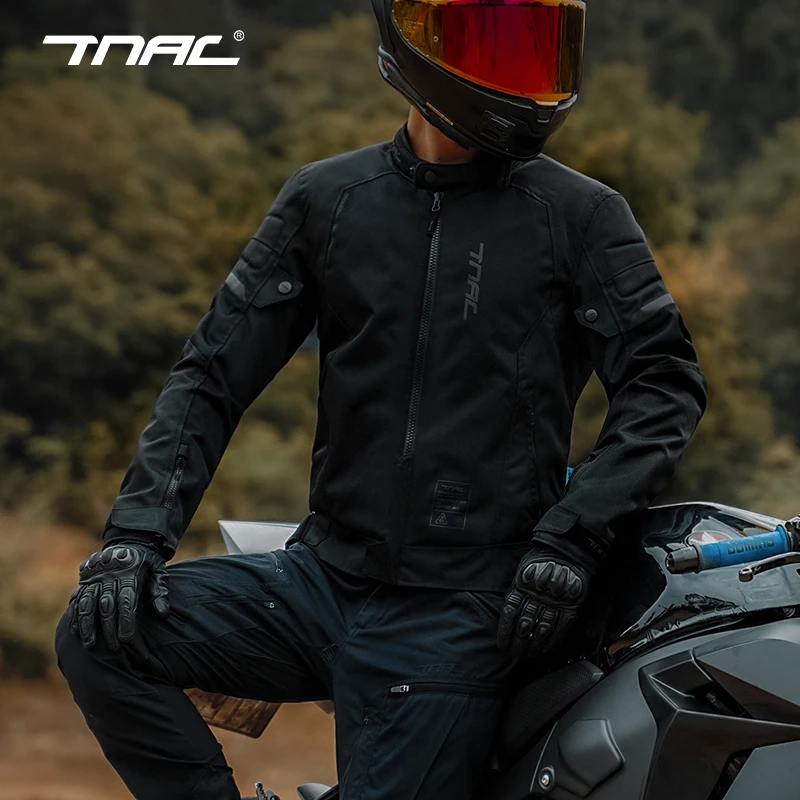 TNAC拓驰摩托车蝙蝠V3夏四季透气防水防摔防风男女机车赛车骑行服