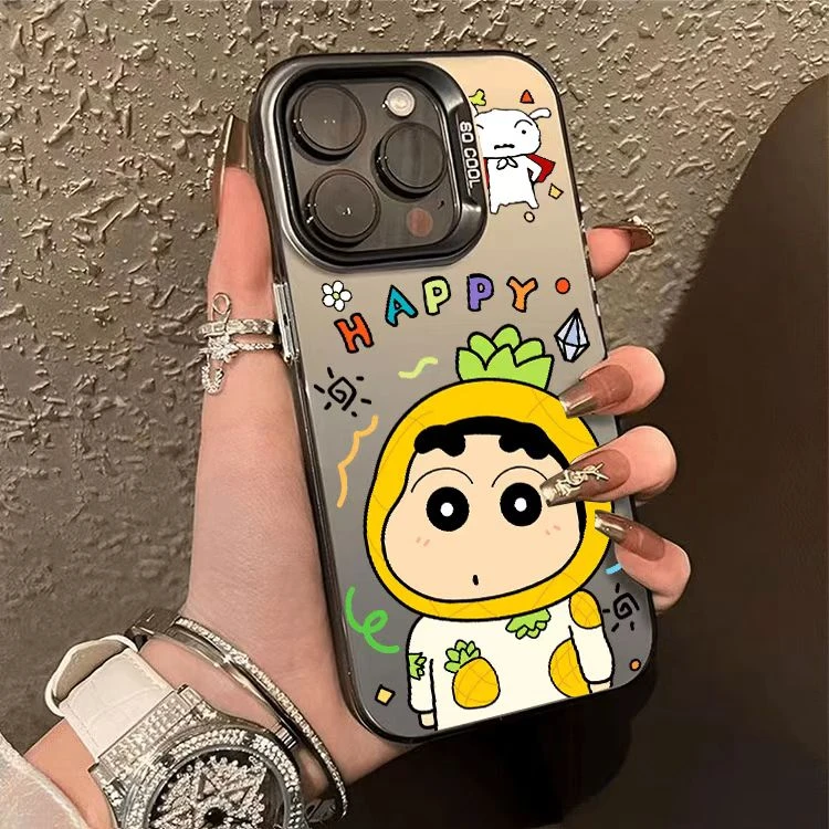 蜡笔小新适用苹果16ProMax手机壳15Pro苹果iPhone17男14女13P防摔