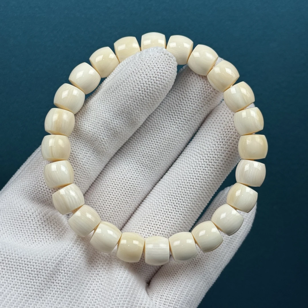 Q40-03天然猛犸 芝士皮直切单圈9*8mm支持复检假一罚十