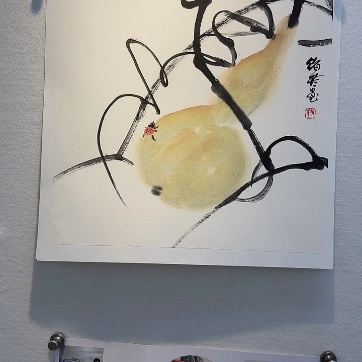 国画葫芦作品一平尺作品