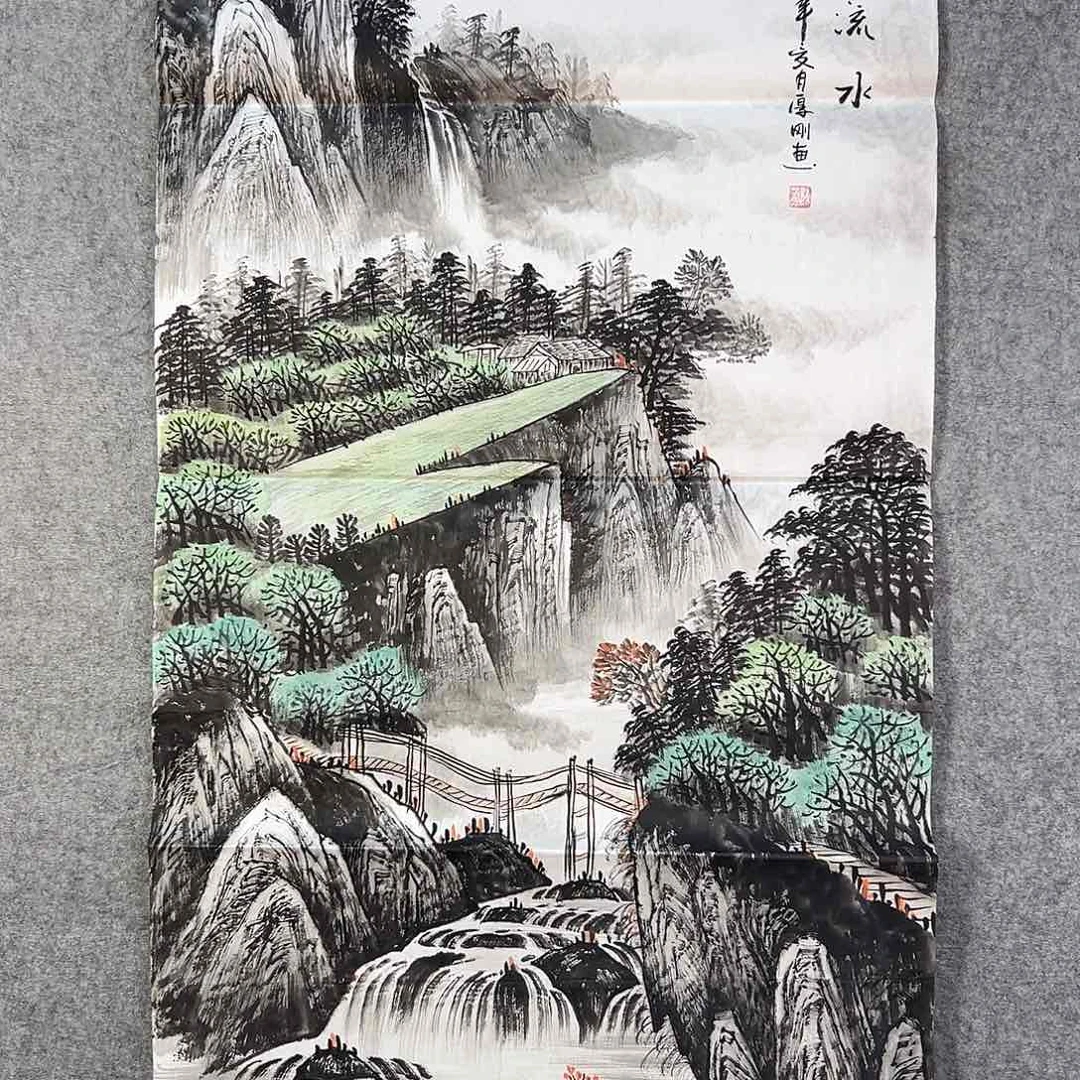 国画318 花鸟在此鸣叫时还要一