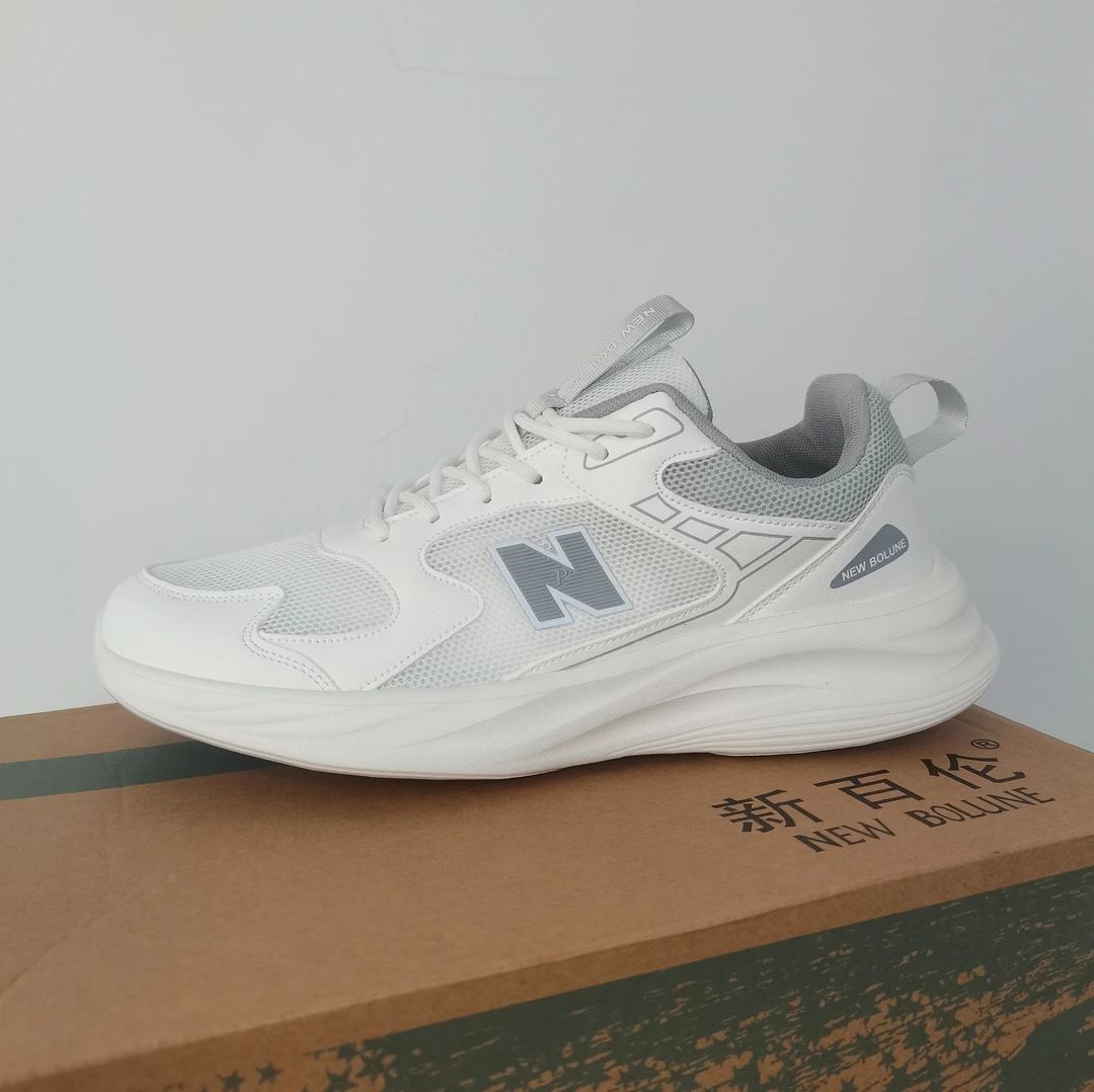 新百伦正品运动鞋透气网面跑步鞋情侣高弹百搭时尚轻便休闲鞋男