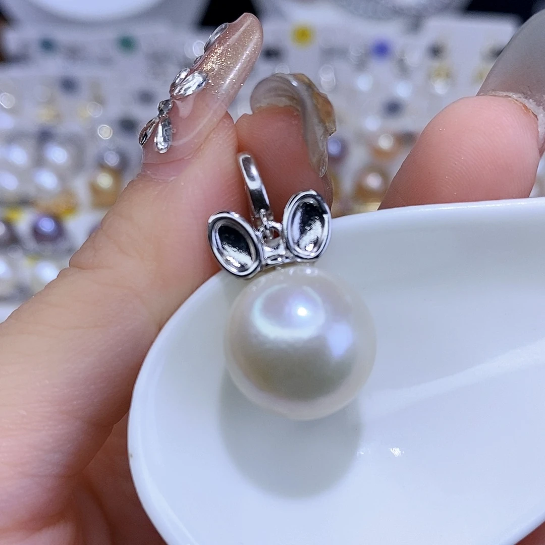 颈饰合金淡水珍珠