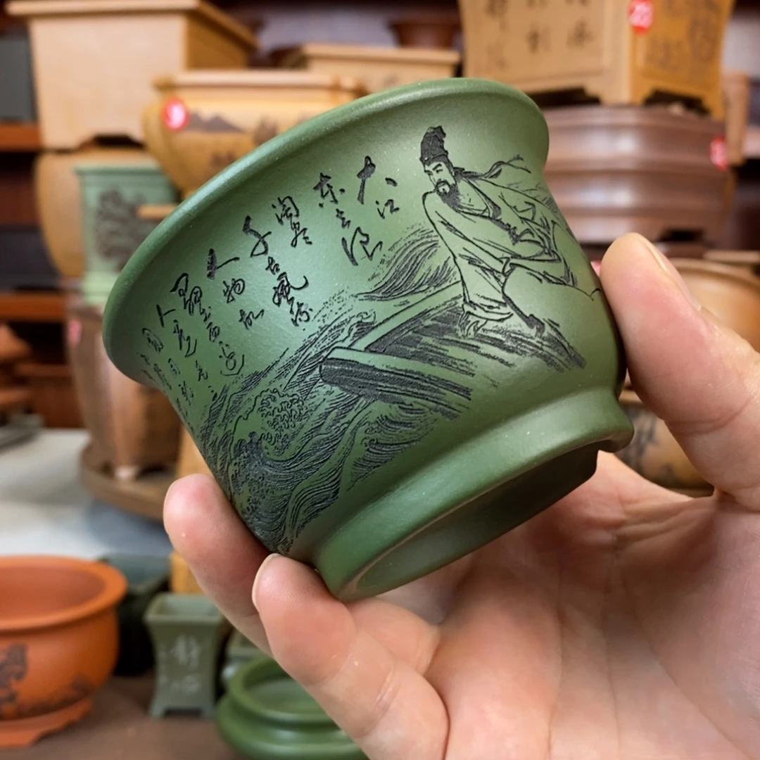紫砂花盆盆景花盆