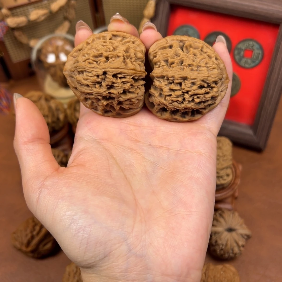 核桃手串/手链三角南疆石卡45尺