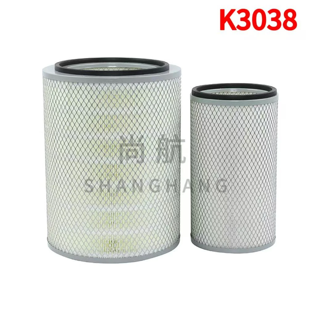 尚航 K3038 空气滤芯 铁盖 底部带孔