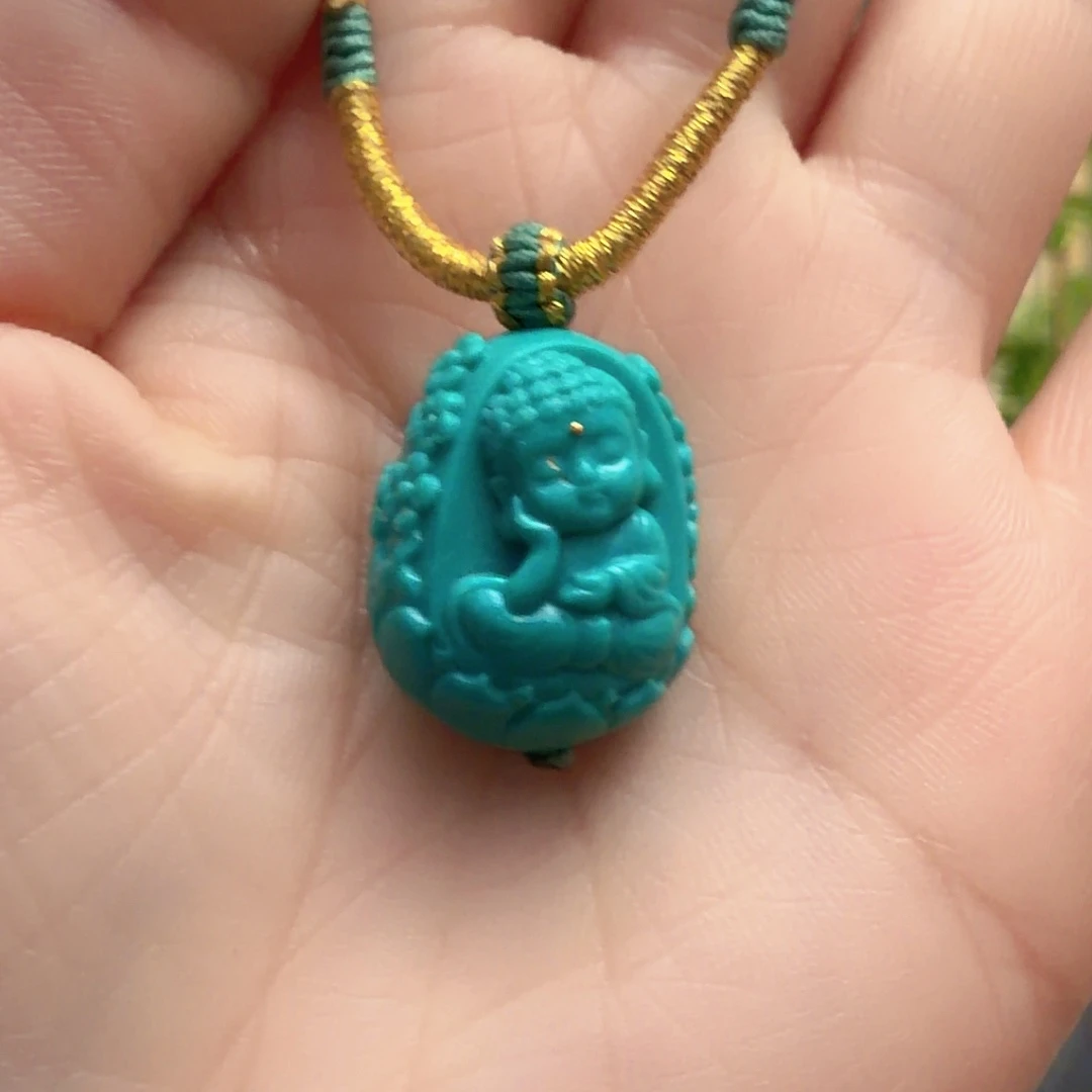 绿松石未镶嵌颈饰