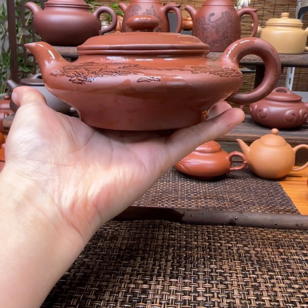 茶壶紫砂宜兴原矿紫砂手工制310