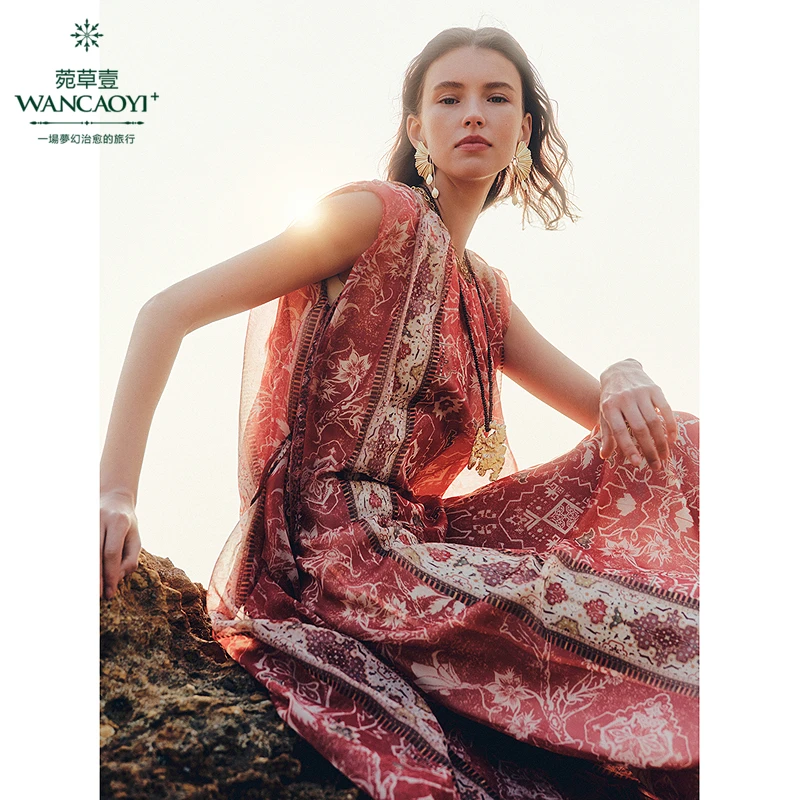 【商场同款】【异域风情】菀壹2025夏季新款连衣裙Q13931521