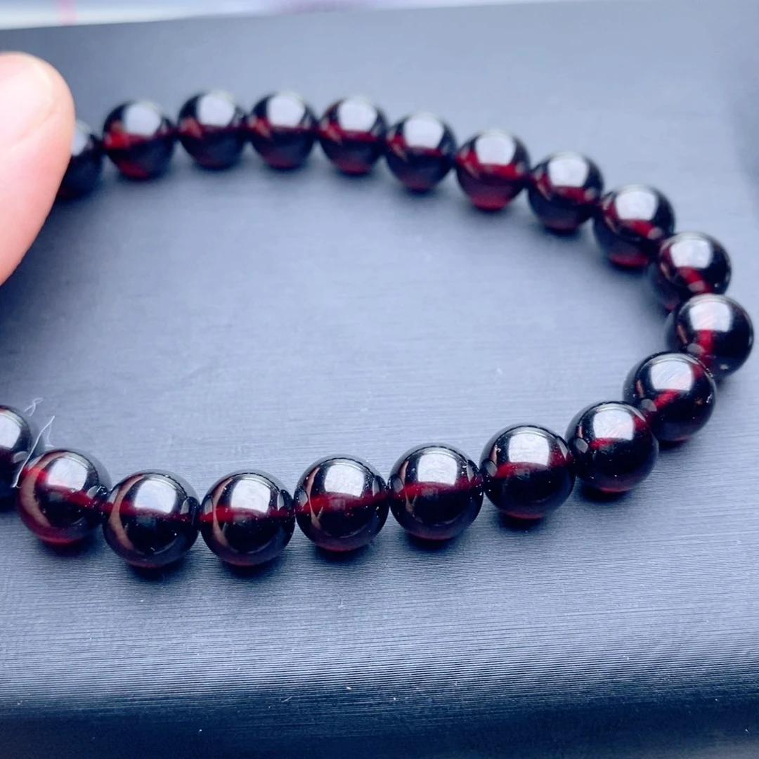 手链未镶嵌石榴石天然8保真