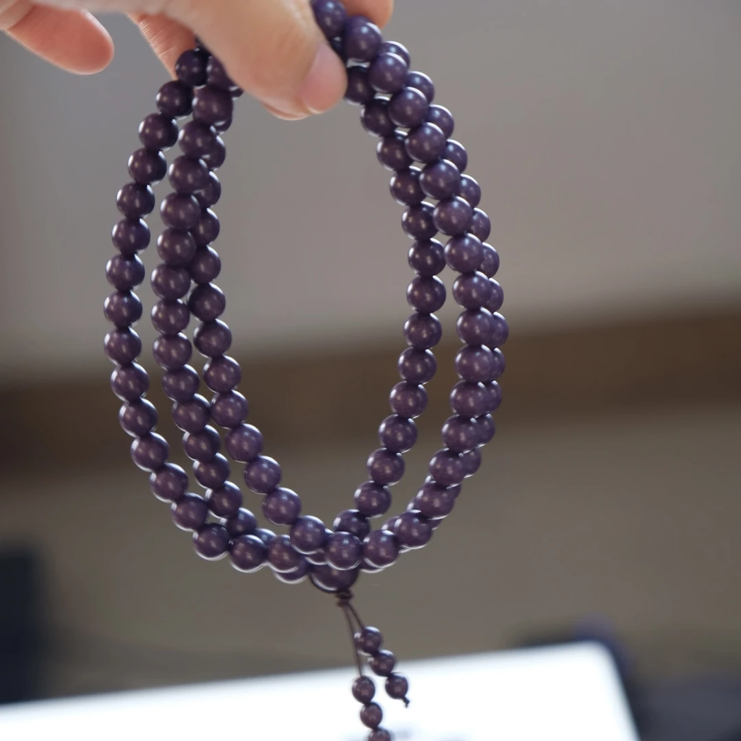 【祥瑞】非遗古法天然合香珠手串 108籽多圈手链项链 女士设计款