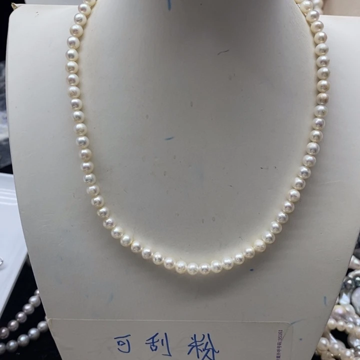 淡水珍珠颈饰合金