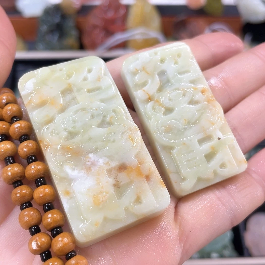 蛇纹石玉颈饰未镶嵌多样性发货，拍一发一