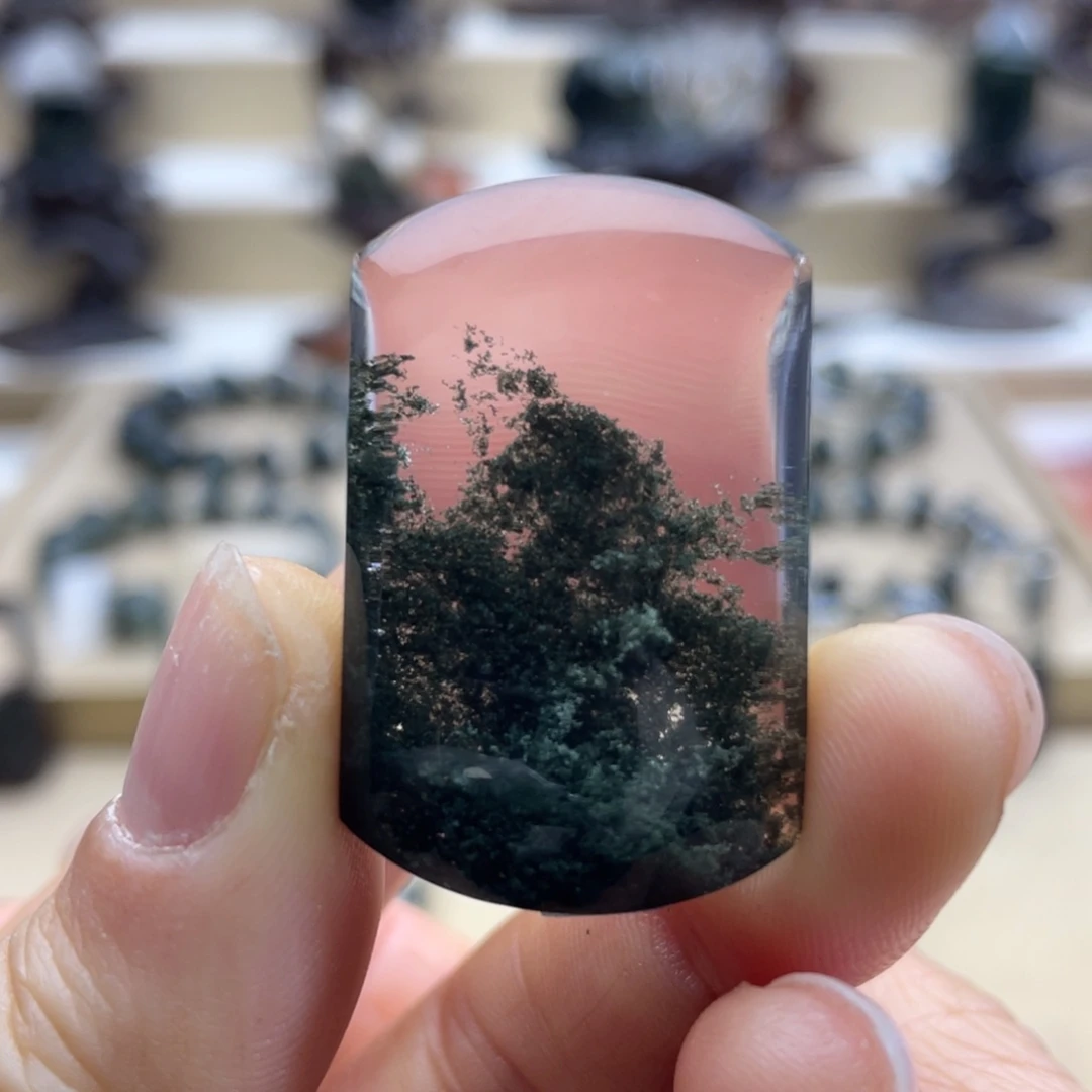 水晶颈饰未镶嵌绿幽灵聚宝盆无事牌