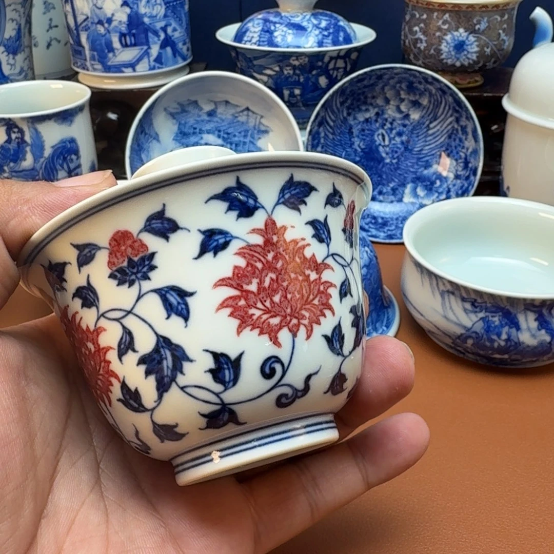 ¥***¥杯子景德镇全手工手绘陶瓷