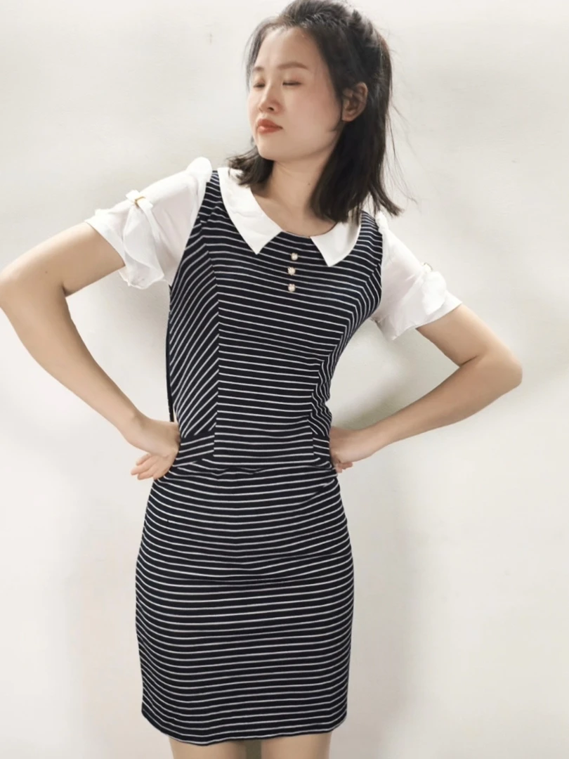 W034  连衣裙100斤可穿  默认微瑕  无运费险  接受不了勿拍