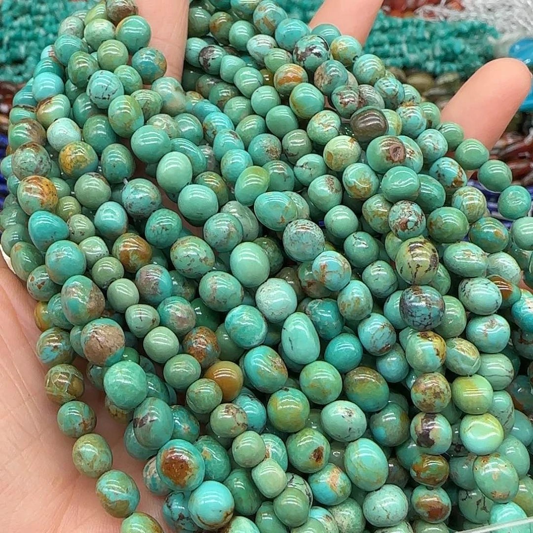 合金玛瑙/玉髓珠宝半成品5mm圆不定拍两69发一条