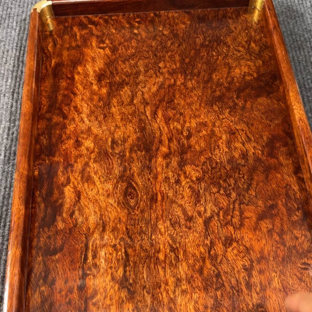 木缅甸花梨超大托盘