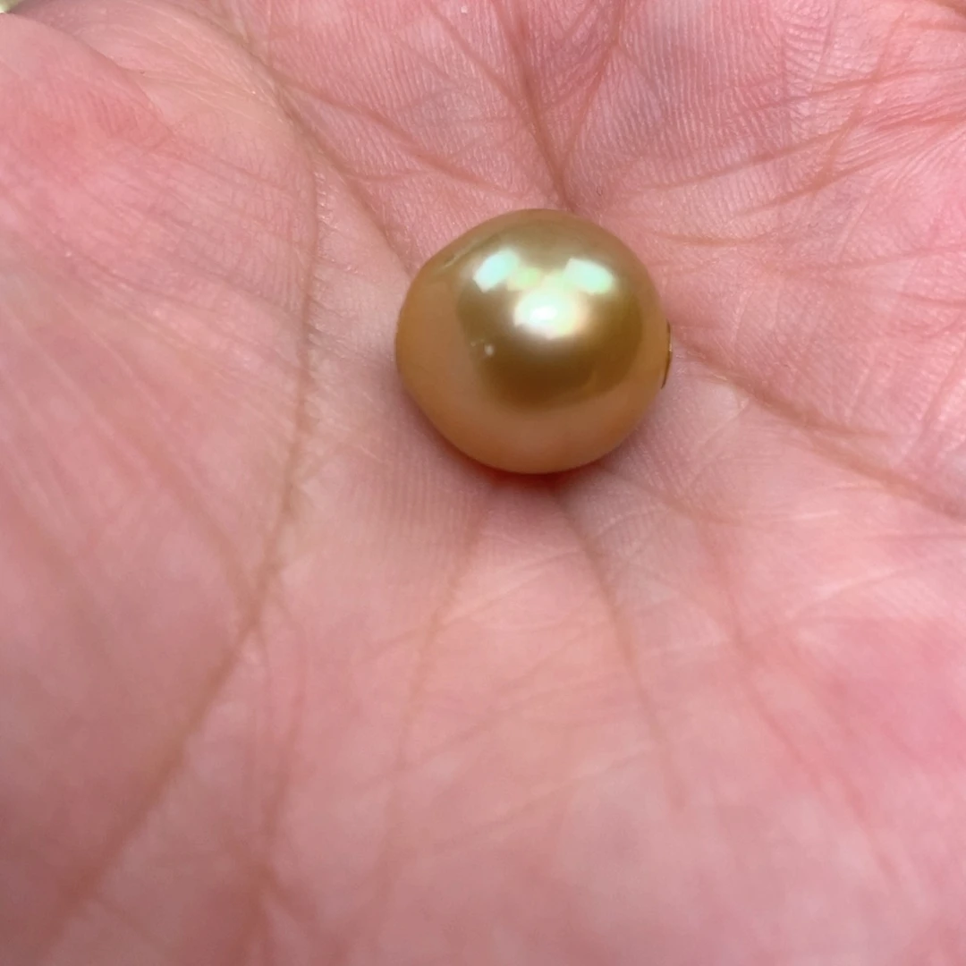 海水珍珠18K金镶嵌颈饰