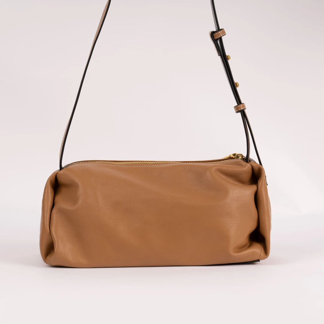 时尚轻奢6025土黄色单肩腋下包包