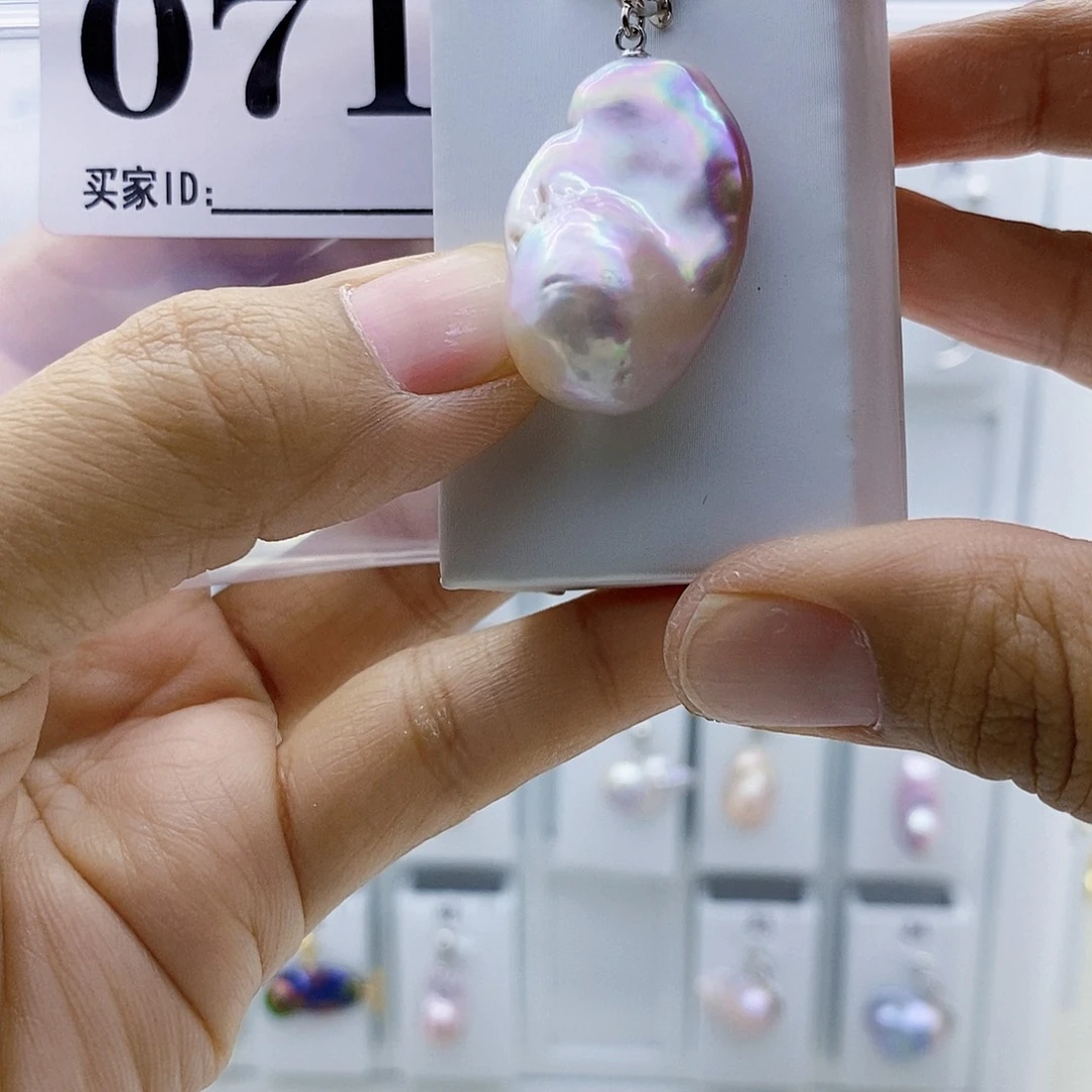 颈饰合金淡水珍珠