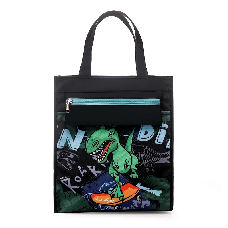 阳光8点英伦风学生轻便大容量手提补习袋|#90293