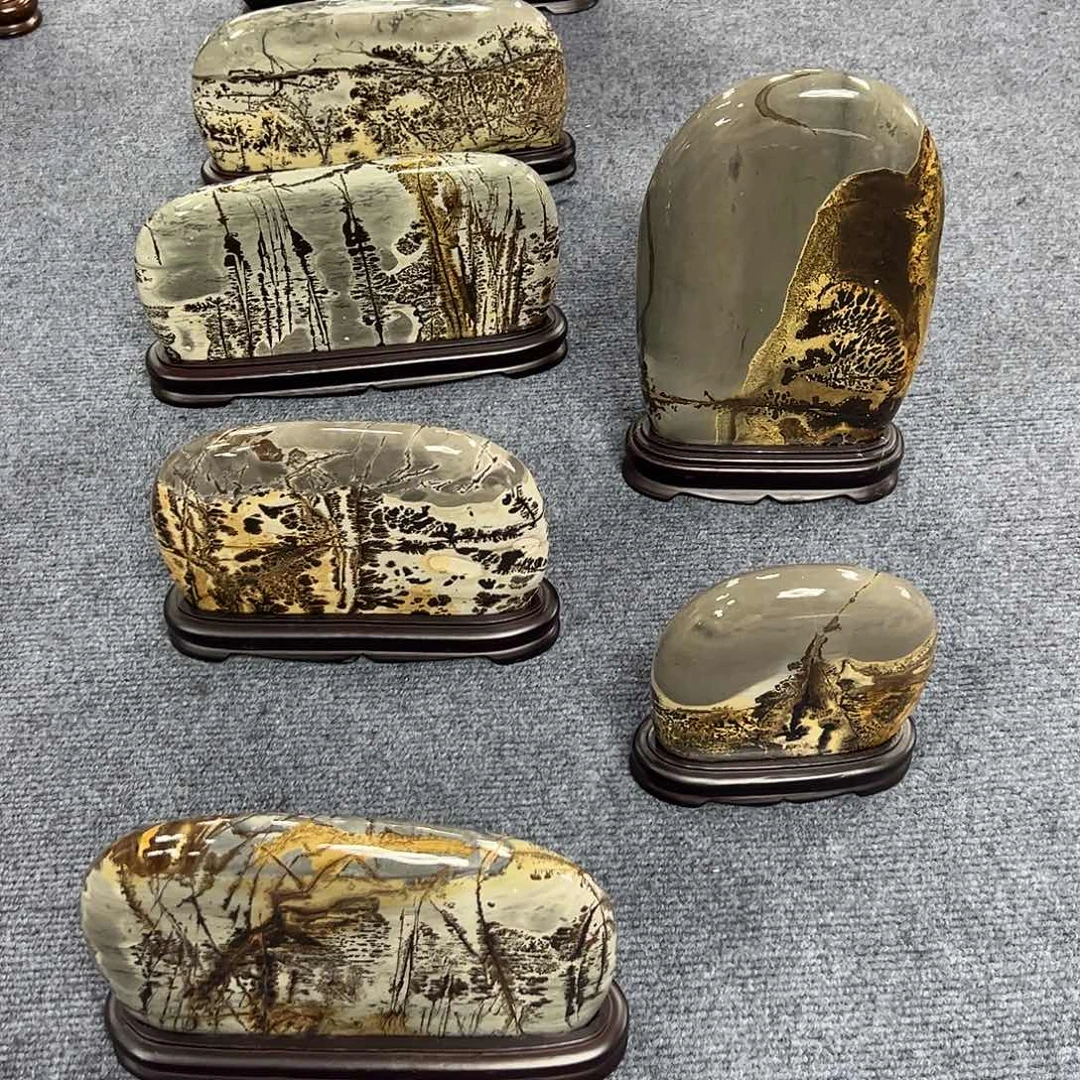 广西石雅*轩天然国画石