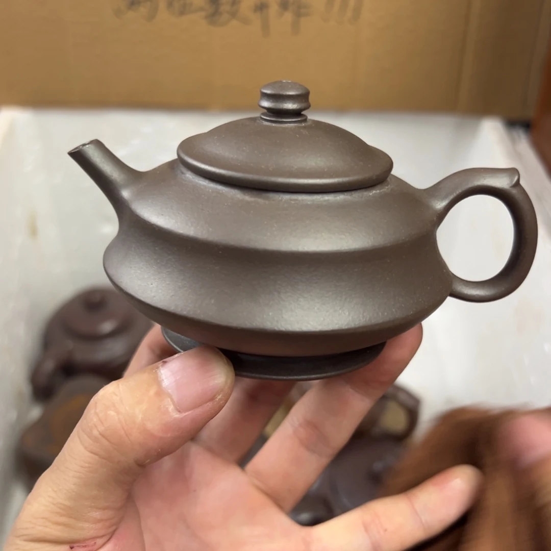 茶壶紫砂宜兴原矿紫砂壶150毫升容量