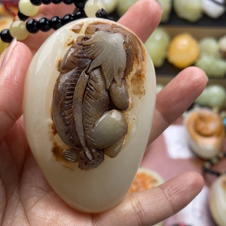 老***哥石材古青石手把件