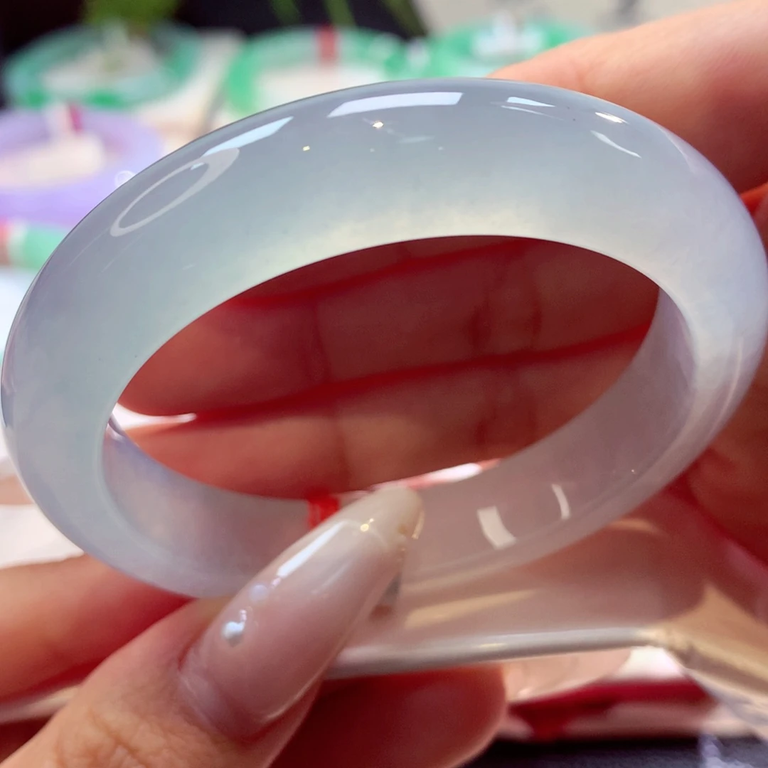 未镶嵌手镯翡翠正圈19号66