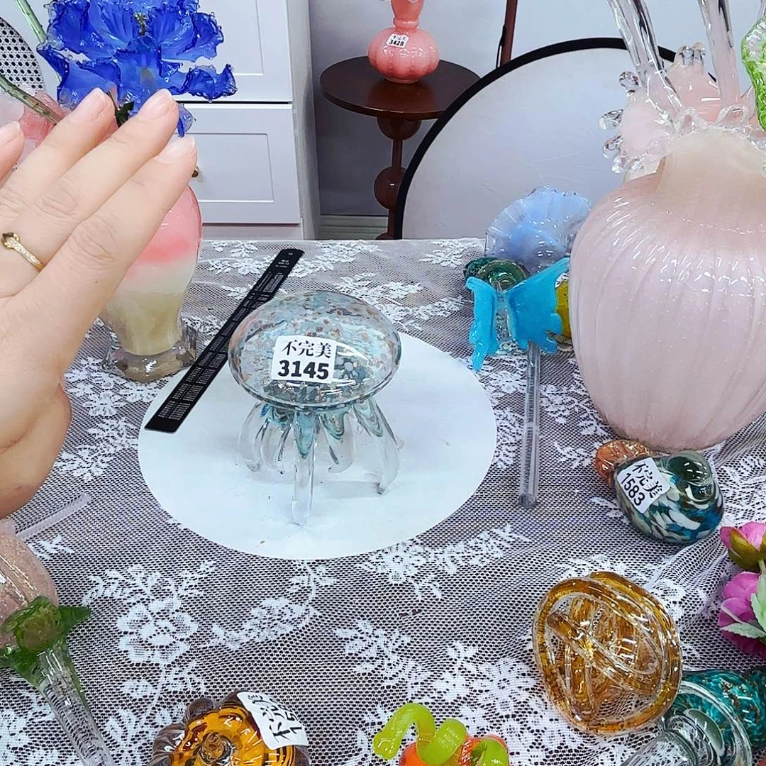 3145 琉璃花瓶花器艺术品