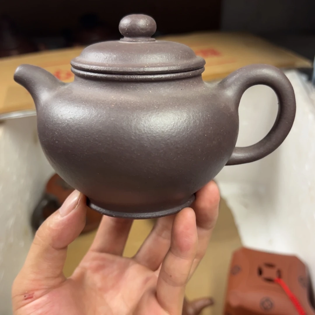 紫砂茶壶宜兴原矿紫砂壶300毫升容量